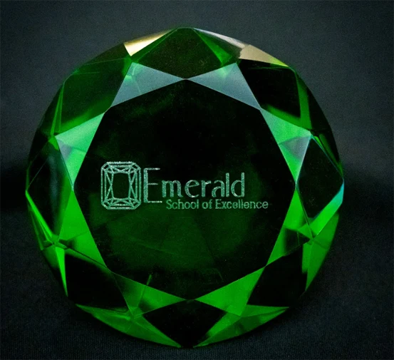 Emerald Logo in Diamond